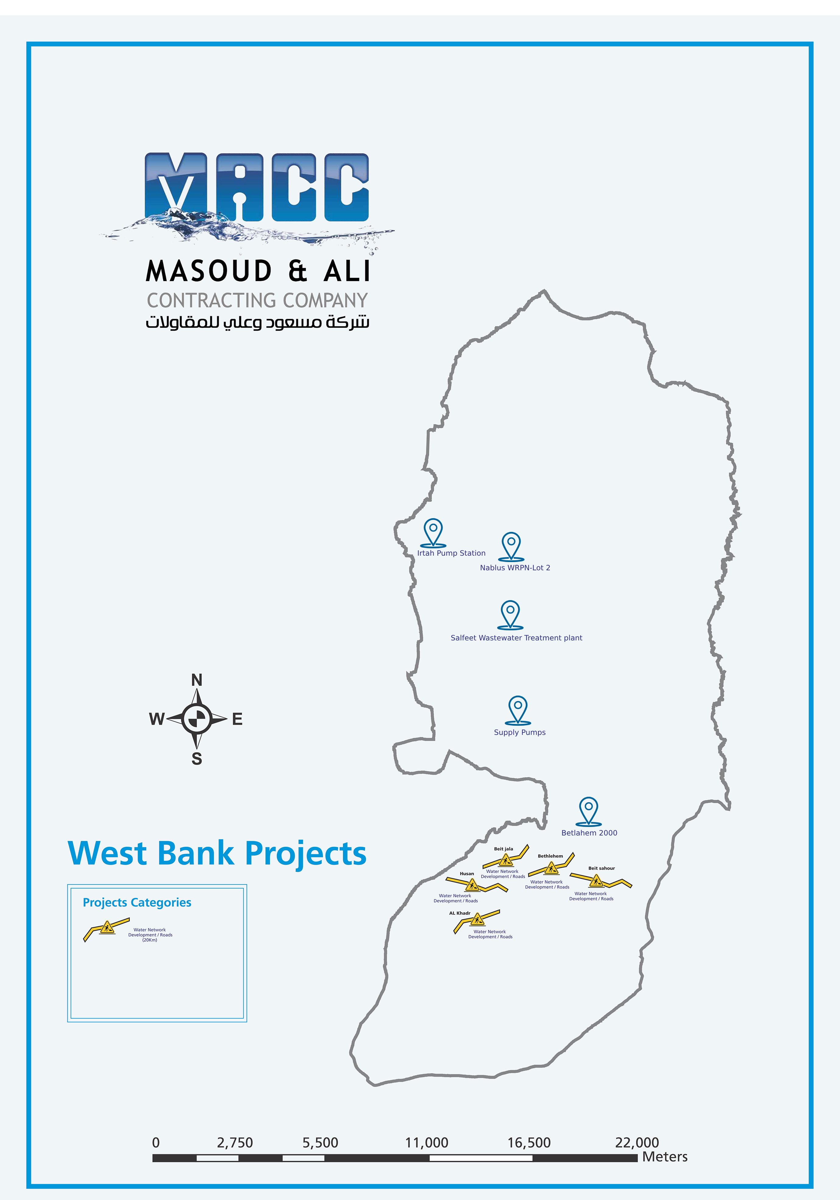 West Bank Map