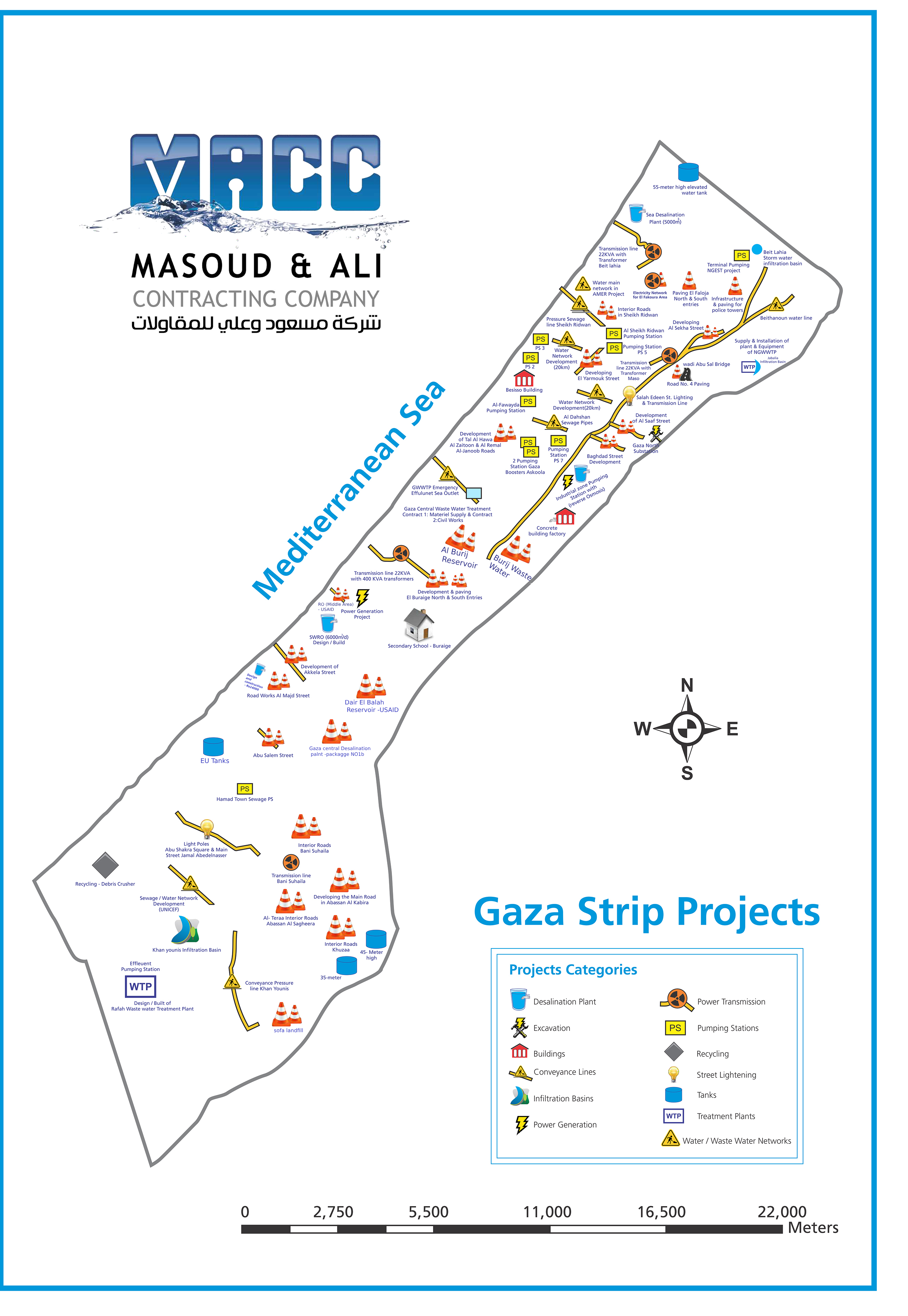 Gaza Strip Map